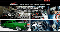 Desktop Screenshot of drivemotorsportsinternational.com